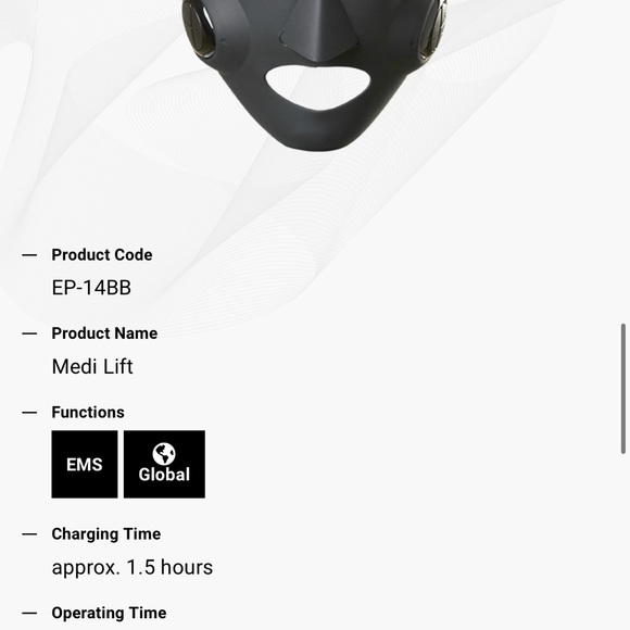 YA-MAN Medi Lift beauty device EP-14BB - Picture 5 of 10